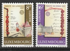 S57086 LUXEMBOURG MNH 1982 Europa History 2V