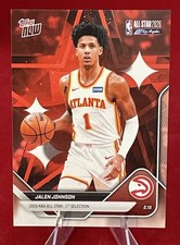 2025-26 Topps Now NBA All-Star Game Jalen Johnson #AS9 Atlanta Hawks