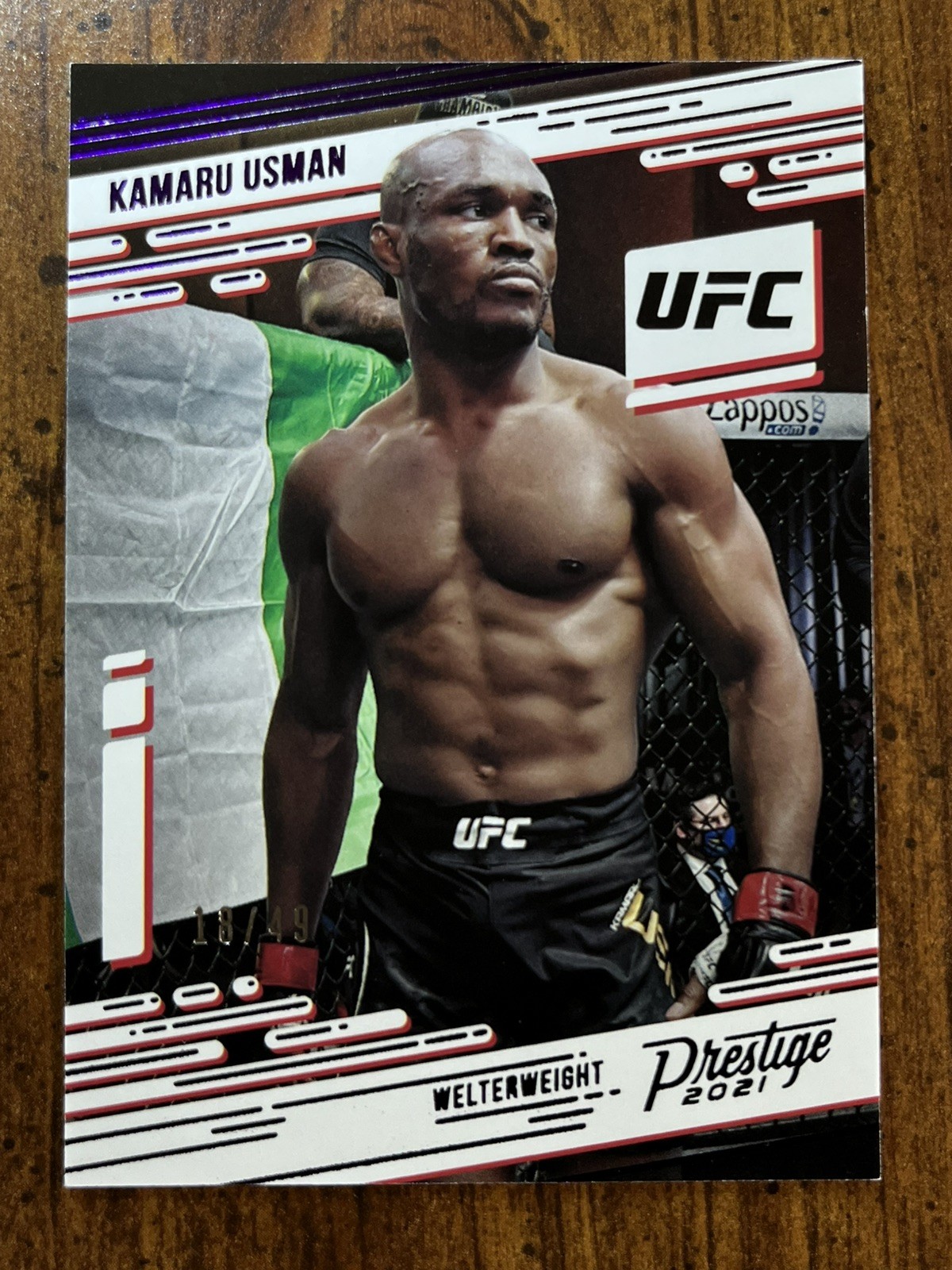 Kamaru Usman • 2021 Chronicles Prestige Purple /49 #80 • UFC Champion 🇳🇬🥊🥋 