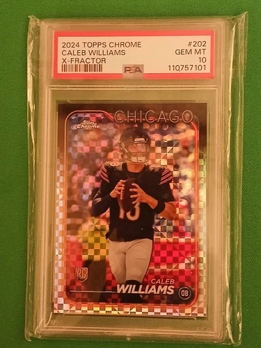 2024 Topps Chrome Caleb Williams Xfractor RC #202 PSA 10