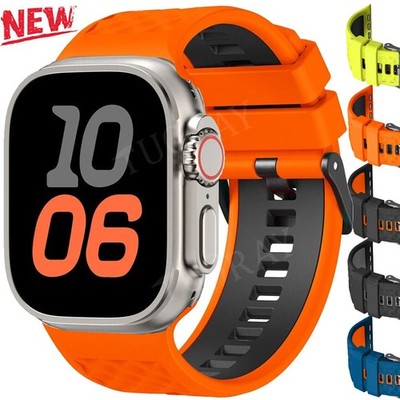 Magnet Silikon Loop Sport Armband für Apple Watch Series 11 10 9 8 7 6 Ultra SE