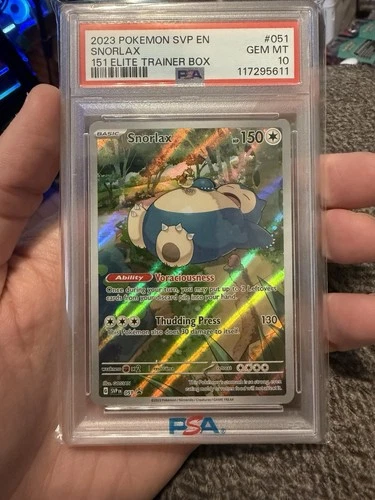 2023 Pokemon Snorlax 151 Elite Trainer Box SVP051 PSA 10