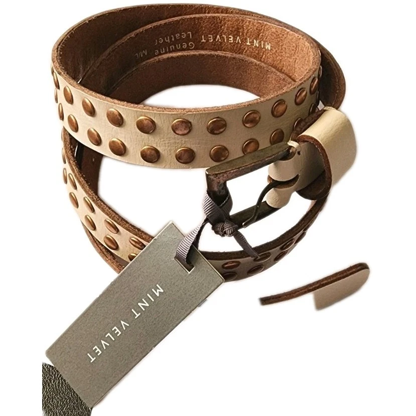 Ivory Leather Belts for Women for sale | eBay UK display picture 3
