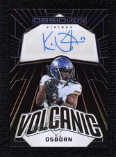 2023 Panini Obsidian Volcanic Signatures 59/199 KJ Osborn #VS-KOS Auto 13qb