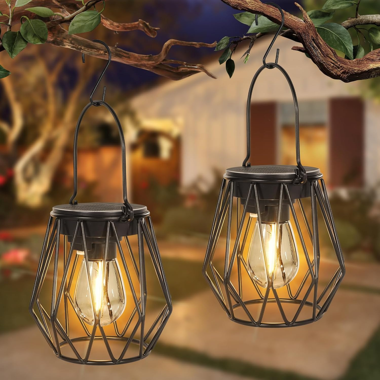 Offerta 2 Lanterne Solari LED IP65 - Risparmio Energetico per Esterni