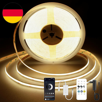 Ttway Cob Led Streifen 5M, Led Streifen Warmweiß 3000K, 24V Dimmbar Led Streifen