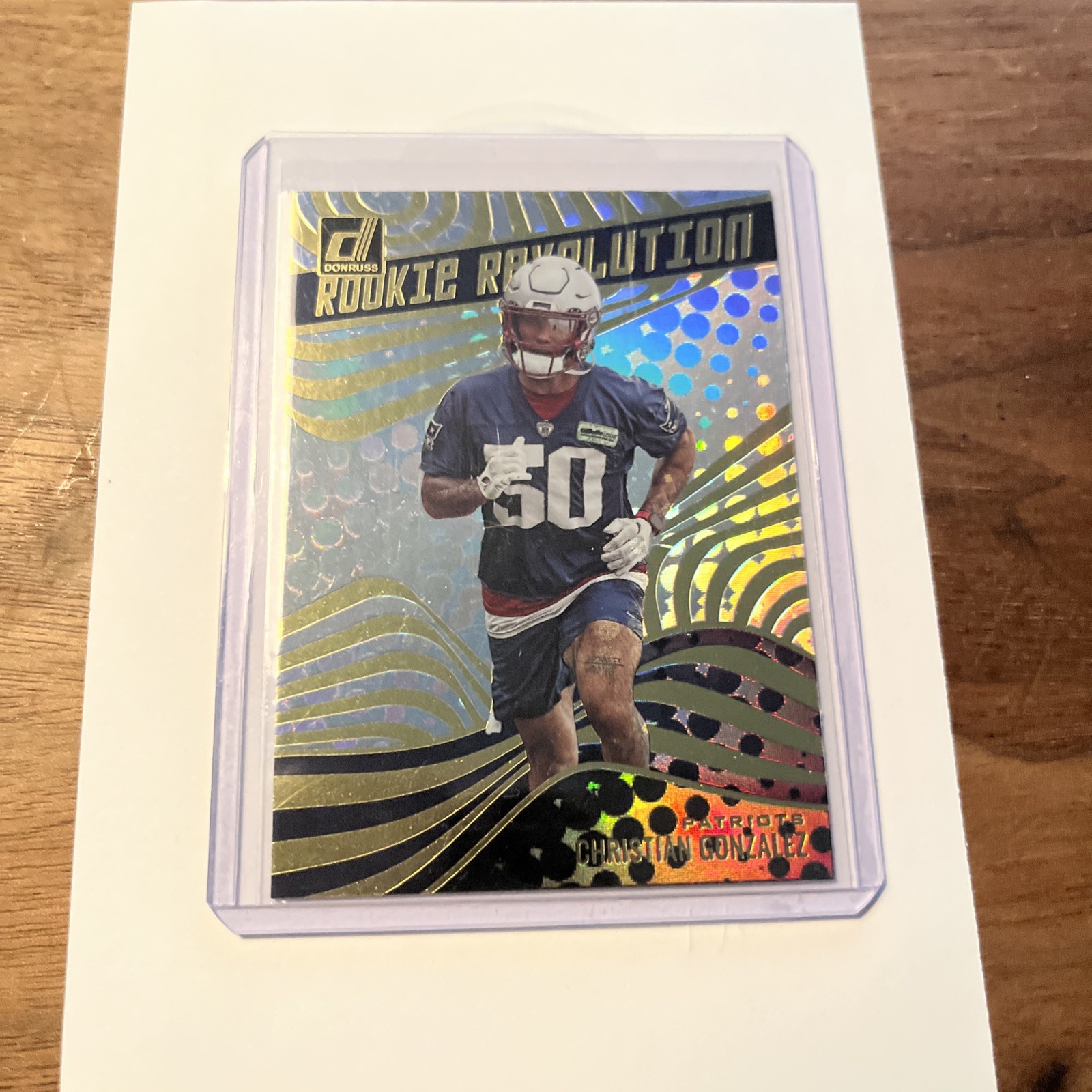 2023 Donruss #RR-13 Christian Gonzalez Rookie Revolution NE Patriots (RC) 💎