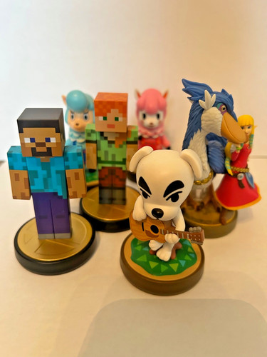 Nintendo Amiibo lot, Animal crossing, Minecraft and Zelda, Used, good condition