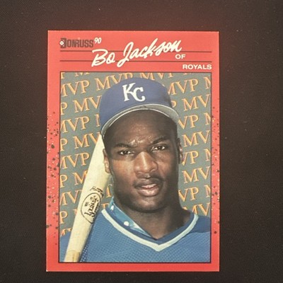 1990 Donruss - Bonus Mvp Bo Jackson #BC-1 Period After INC on Back