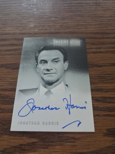 2000 Rittenhouse Twilight Zone Jonathan Harris A-56 Autograph Signed