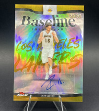 PAU GASOL 2026 TOPPS FINEST BASELINE GOLD REFRACTOR AUTO 50/50 #BA-PG