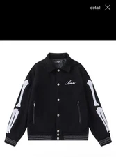 Men’s Bones Wool Amiri Varsity Jacket Size M Good Condition