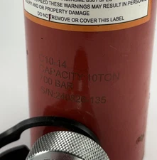 Power X ,10 Ton High-Pressure Hydraulic Cylinder, Single Acting, 14″ Stroke thumbnail 4