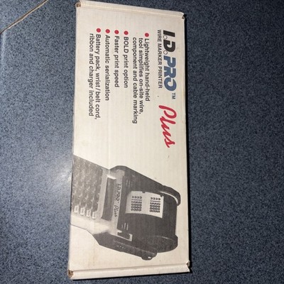 Brady ID PRO Plus Handheld Label Printer   Untested