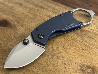 Kershaw Antic Framelock Folding Knife 8Cr13MoV Steel Blade Stainless Handle