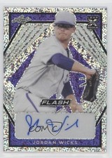 2021 Leaf Flash Purple 55/75 Jordan Wicks #BA-JW2 Auto 0tw4