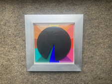 Chromachron Tian Harlan Wanduhr Wallclock 70er 80er Jahre Memphis Space Age