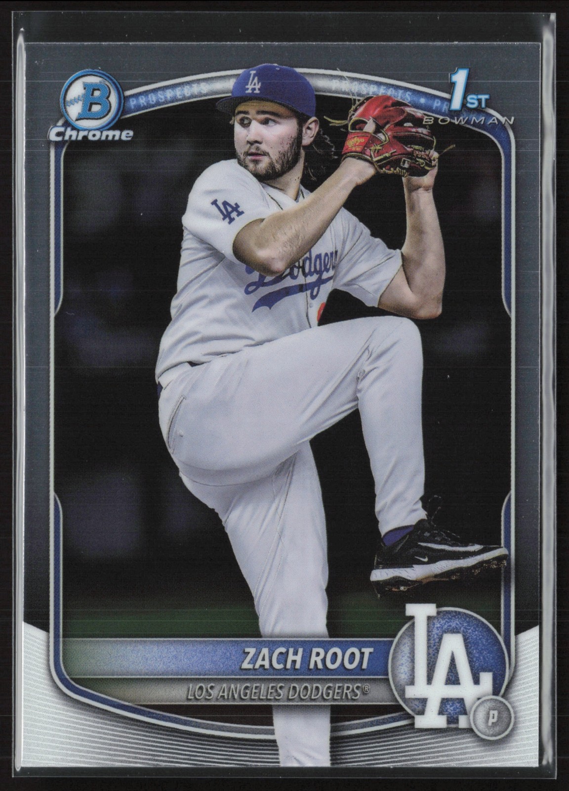 2025 Bowman Draft Zach Root Chrome Los Angeles Dodgers #BDC-22 1st Prospect