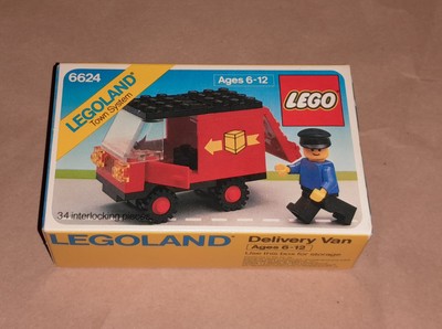 Lego Legoland Classic Town 6624 DELIVERY VAN mint in sealed box!!