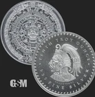 1/10 oz Aztec Calendar .999 Fine Silver Round - Fractional Silver