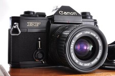Canon EF 35mm SLR Film Camera 35-70mm F3.5-4.5 Lens, Strap Exc 5 From Japan