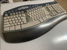 Microsoft Natural MultiMedia X08-73801 Wired Keyboard w/ Box Parts READ MORE