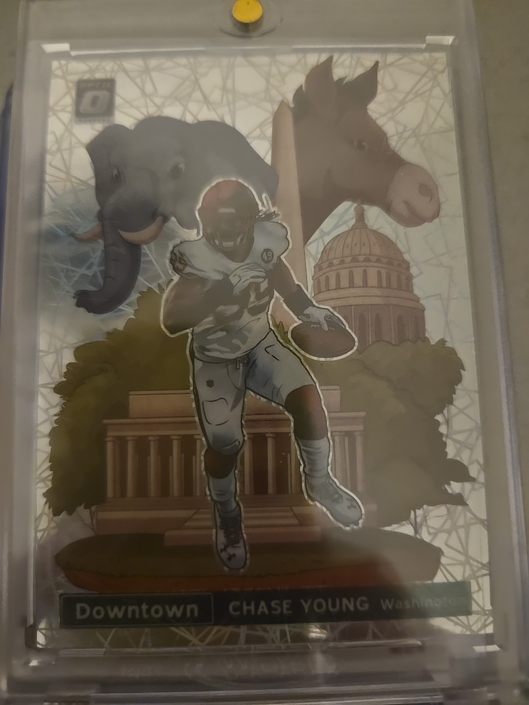 2021 Panini Donruss Optic #DT-8 Chase Young Downtown! SSP Washington Football