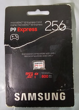 Samsung P9 Express microSD Card 256GB microSDXC Memory 256 GB White - Open Box