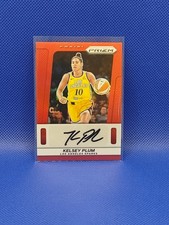 2025 WNBA Prizm Kelsey Plum Throwback Signatures Red Prizm Auto /99