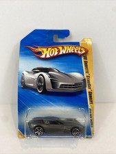 Hot Wheels 2010 New Models '09 Corvette Stingray Concept Gray Diecast 1:64