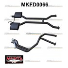 Twin 2.5" Cat Back Exhaust for Ford Falcon AU 5.0L V8 Sedan - IRS Model