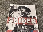 Todd Snider Lithograph Live 9/7/01 The Mountain Winery Tour Poster Art Print — photo 3