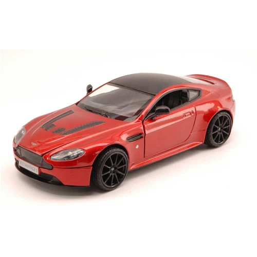 ASTON MARTIN V12 VANTAGE S 2013 METALLIC RED 1:24 Motormax Auto Stradali Modelli - Immagine 3 di 3