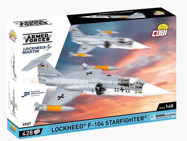 Cobi, Jagdflugzeug Lockheed F-104 Starfighter - 428 Teile, 1/48, COB5907-image