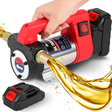 12GPM Cordless Diesel Transfer Pump, Electric Oil Change Pump, Portable Self Pri