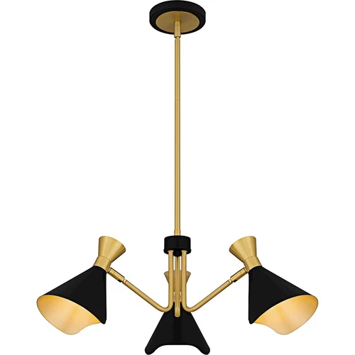 Quoizel Arden 3Light Chandelier, Matte Black/Metal - ADN5026MBK - Picture 1 of 1