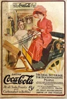 1904 Coca Cola Driver Serving Woman Carriage Scene Vintage Print Ad