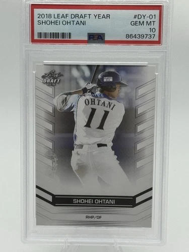2018 Leaf Draft Year Shohei Ohtani Update Shohei Ohtani #DY-01 (RC) PSA 10