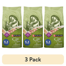 (3 pack) Purina Cat Chow Naturals, Indoor Dry Cat Food, Chicken & Turkey, 6.3 lb 2.16 per pound