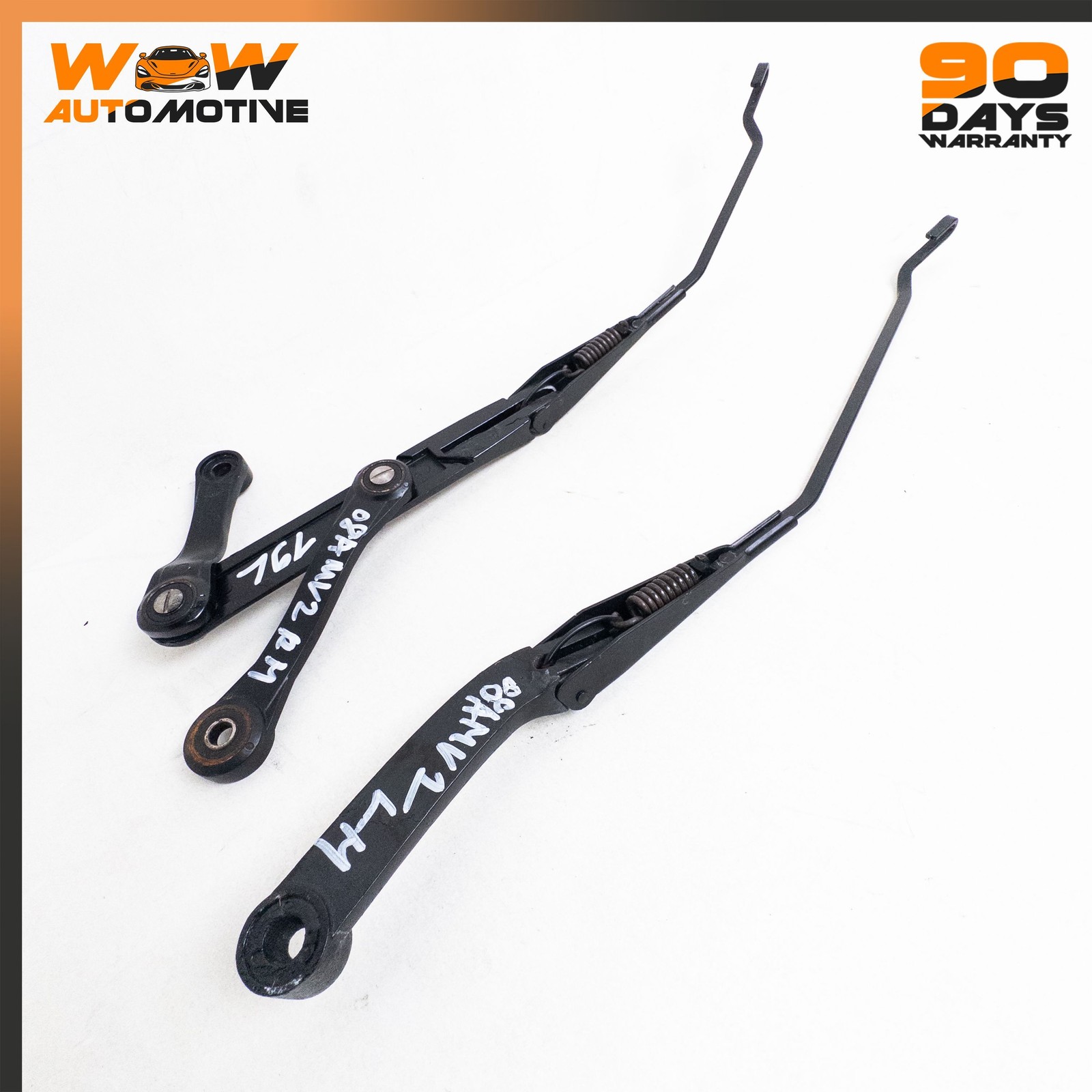 05-24 ASTON MARTIN V8 VANTAGE DB9 FRONT RIGHT LEFT WINDSHIELD WIPER ARM SET OEM