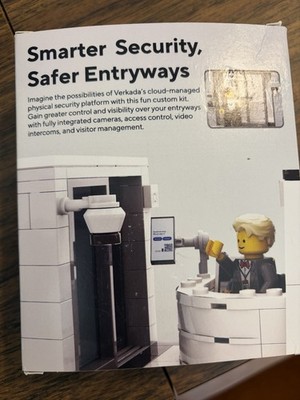 Verkada Promotional Special Made Entryway Security LEGO set 124pcs 