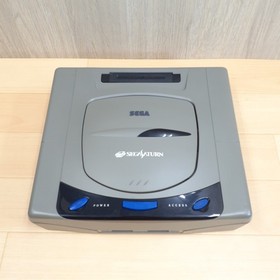 Sega Saturn Gray Console bundle with 3 Games Virtua Fighter Japanese Ver. tested