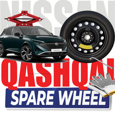 Platzsparend Notrad Ab 17 " für Nissan Qashqai 5-Loch Wagenheber Und Schlüssel