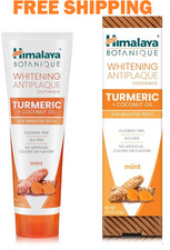 Himalaya Botanique Turmeric  Coconut Oil Whitening Toothpaste 4oz Fluoride Free