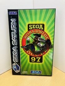 Sega Worldwide Soccer 97 Saturn PAL Version Complete With Manual