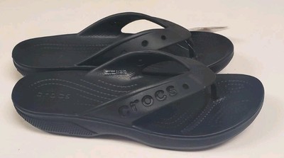 Crocs Unisex Baya ll 2 Flip Flop Sandals Black Men s 6 Women s 8