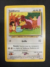 Carte Pokémon Teddiursa 65/75 Néo Discovery