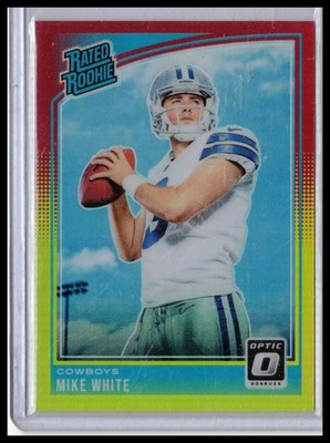 2018 Donruss Optic #185 Mike White Red and Yellow