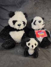 Webkinz Panda Plush Lot Ganz HM111 No Code Lil Kinz Sealed Unused Code Tag Mini