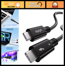 High-Speed Thunderbolt 5 Cable 3.3FT, 240W Fast Charging, 120Gbps, 16K/8K Displa